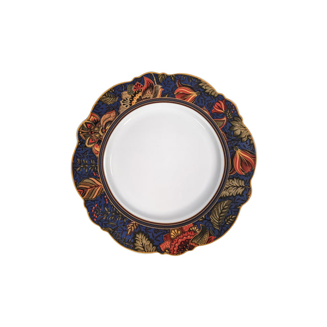 JC Blue Fern Dinner Plate
