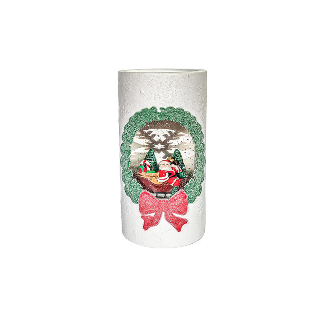Christmas Snowglobe (Cylinder)