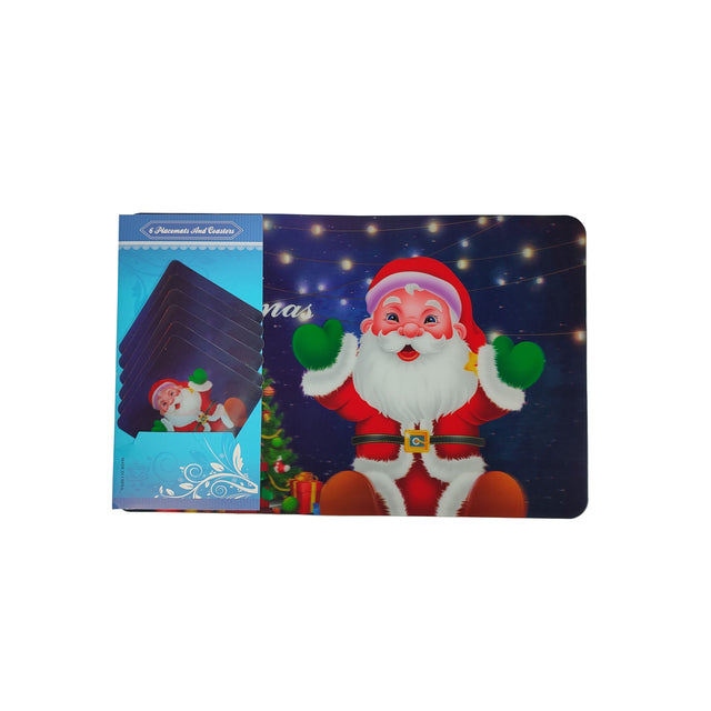 Santa & Tree 12 Pcs Placemat Set