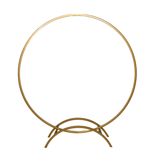 Gold Round Table Decor 80Cm