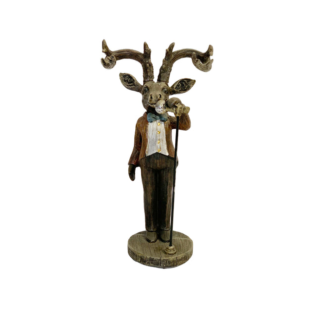 Statue Moose 25.5X13X17Cm