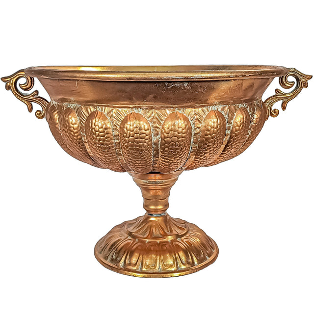 Iron Vase 59X48X38cm Gold