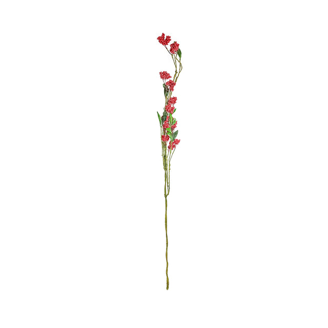 Artificial Berries Stem in Red (23x45x115cm)