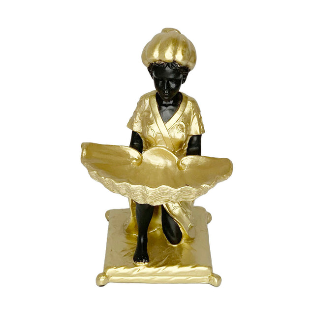 Traditional Statue With Bowl 22Cm