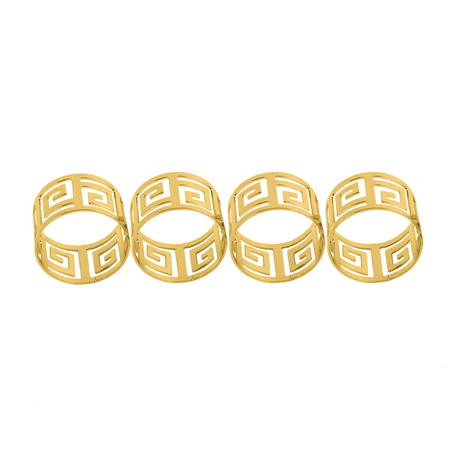Napkin Rings X4 Assorted