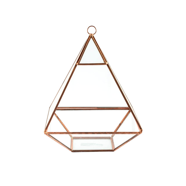Pyramid 11cmx11cmx15cm Rosegold