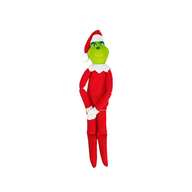 Grinch Ornament in a Red Suit 32x8cm