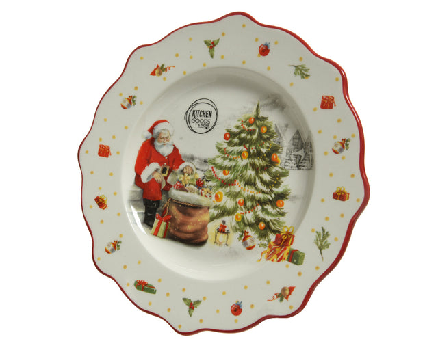 Santa Plate - Christmas Dinnerware (20cm)