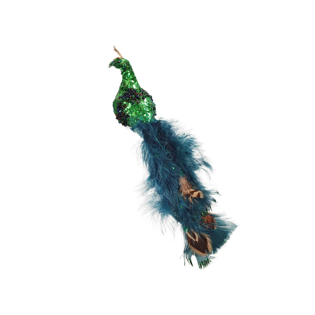 Glitter Peacock Green