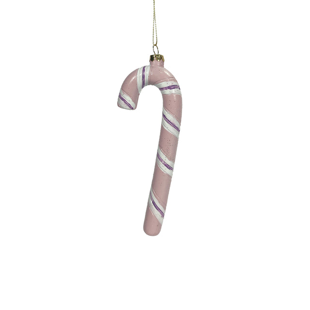 Pink Candy Cane Tree Ornament