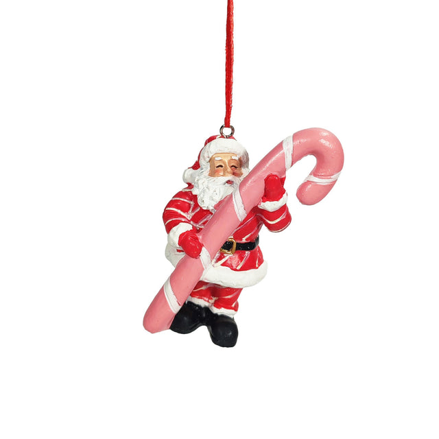 Santa With Candy Cane