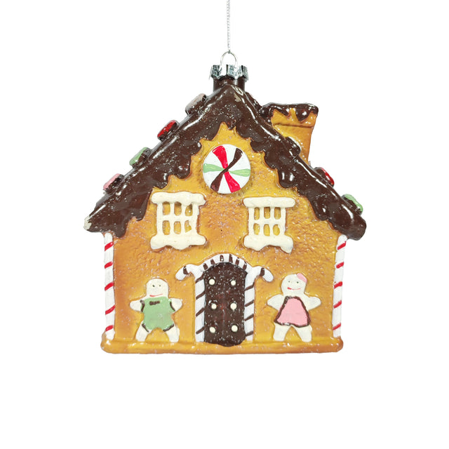 Gingerbread House Decoration (18x4x19cm)