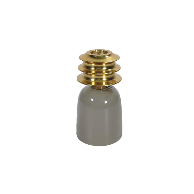 Grey 12cm Candle Stand Holder