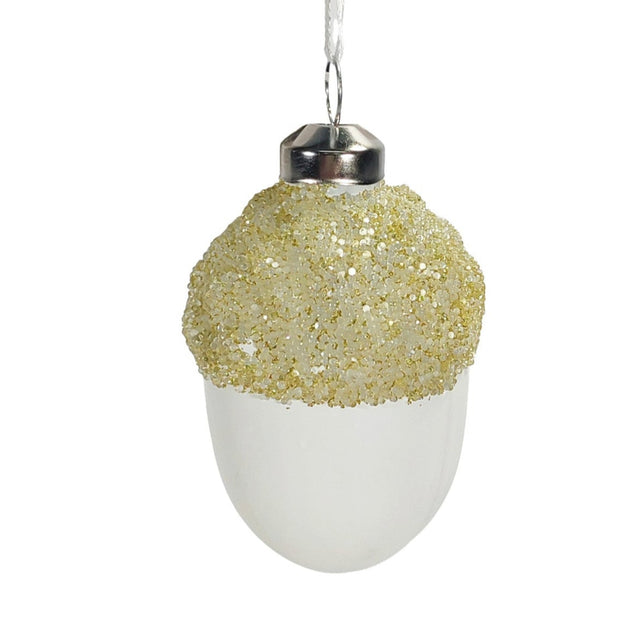 Acorn Antique 6Cm White