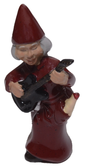 Rock Santa Mini Red - Guitar 8.5Cm