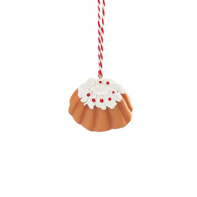Bundt Cake Hanging Decoration - Polyresin