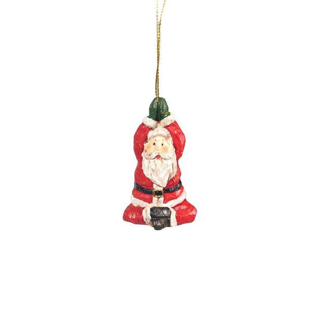 Santa Doing Yoga