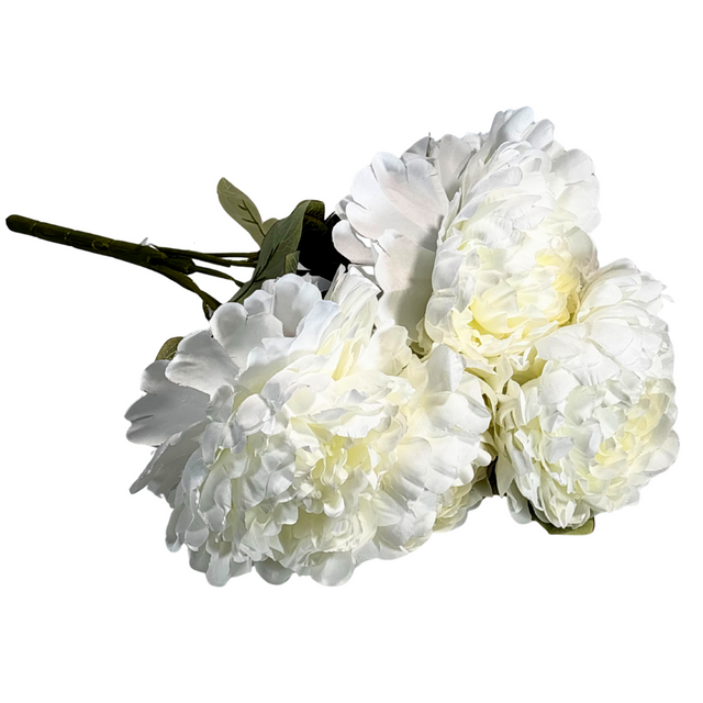 Peony Bunch 50cm - White
