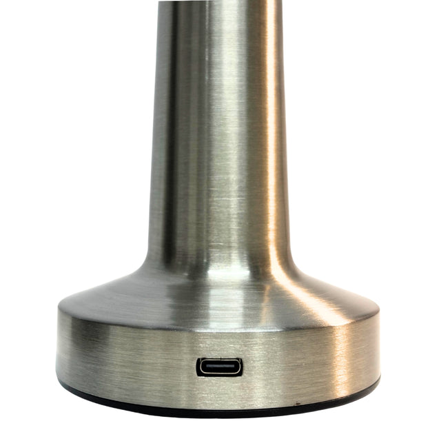 Lamp 21cm - Silver - 3 Settings