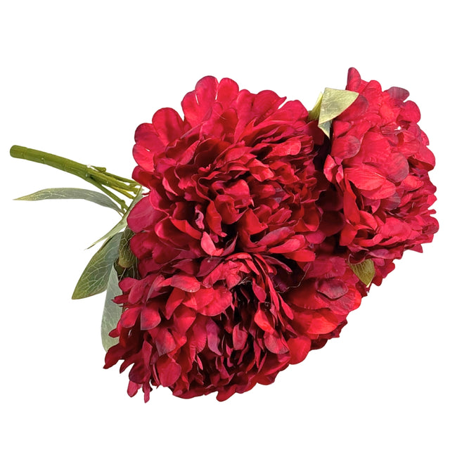 Peony Bunch 50cm - Red