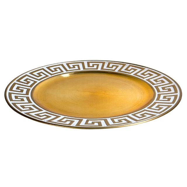 Underplate 32cm - White and Gold