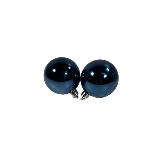 Bauble Set with Star Tree topper Set Of 33, 8cm, Blue, Pink & Silver