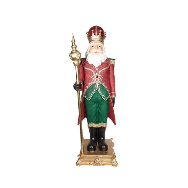 Christmas Red Resin Santa Soldier 90Cm