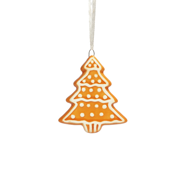 Christmas Tree Cookie Hanging Ornament (Caramel)