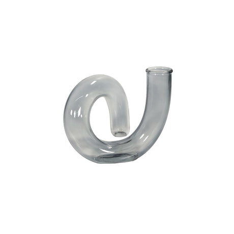 Twisted Glass Vase (Opaque) (12,5x11x11cm)