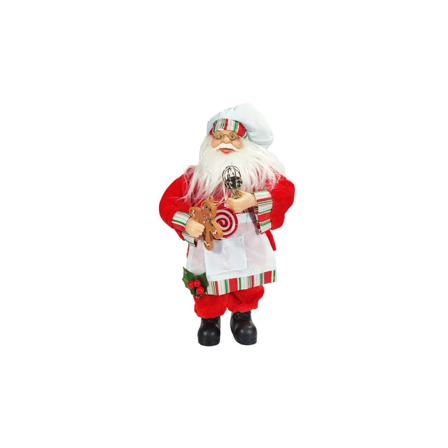 Father Christmas Decoration With Chef's Hat