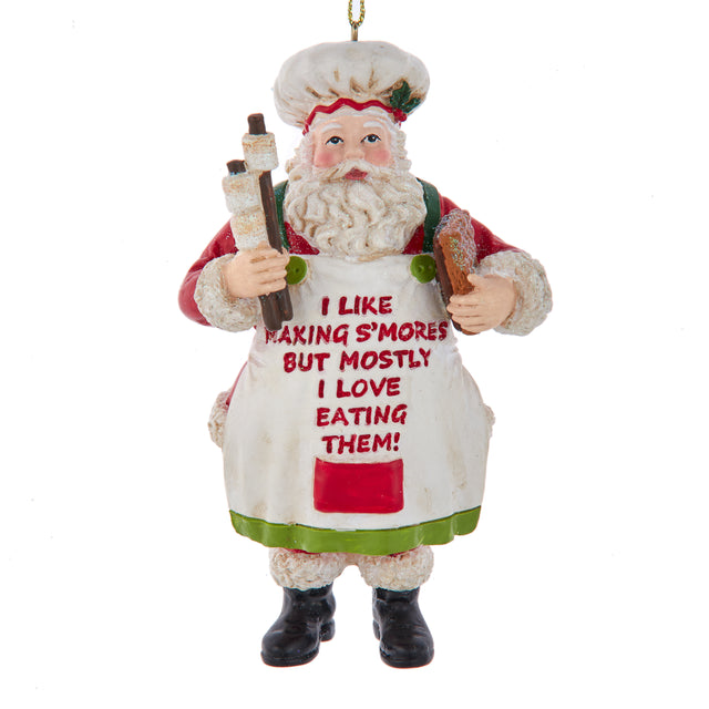 S'Mores Santa Ornament