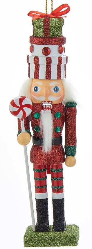 Hollywood Giftbox Hat Nutcracker - Green