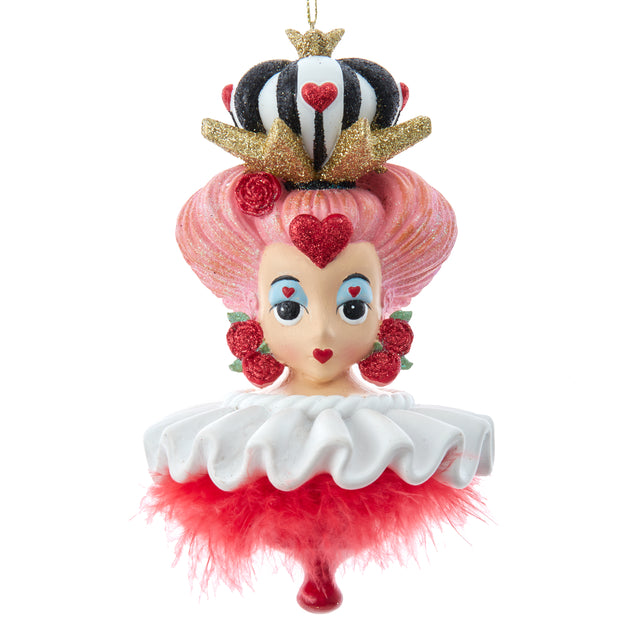 Queen of Hearts Ornament (Resin) 15.87cm