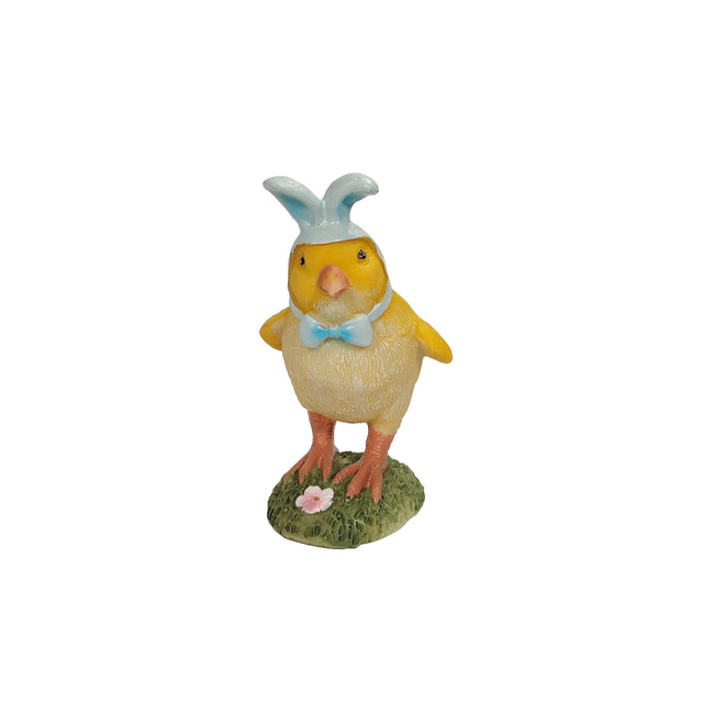 Chicken With Hat - Easter Figurine (11cm)