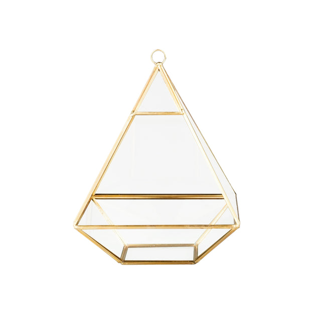 Pyramid 15Cmx15Cmx20Cm Gold