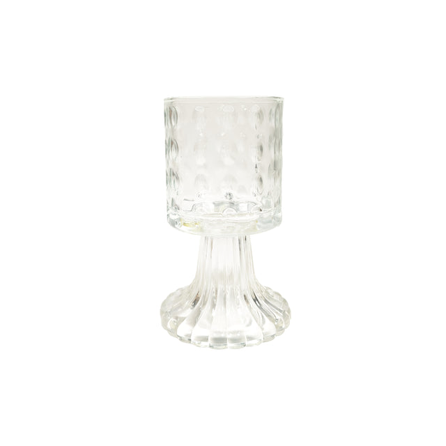 Glass Cup Faro With Dots