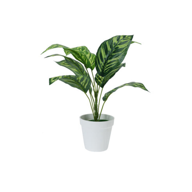 Watermelon Artificial Green Leaf Plant 33cm