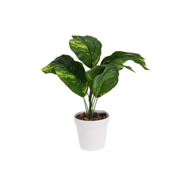 Light Green Artificial Green Leaf Plant 33cm