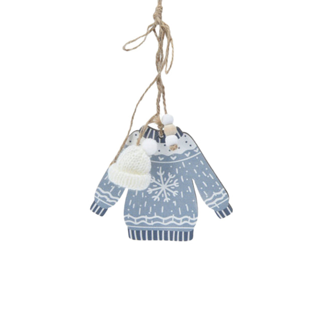 Hanging Christmas Decorations (Blue Sweater)