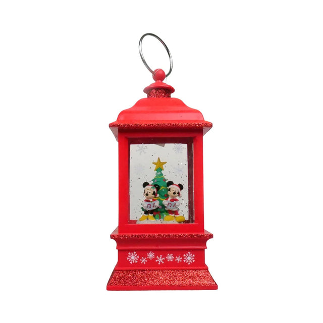 Mickey & Minnie with Tree Lantern 22.8cm