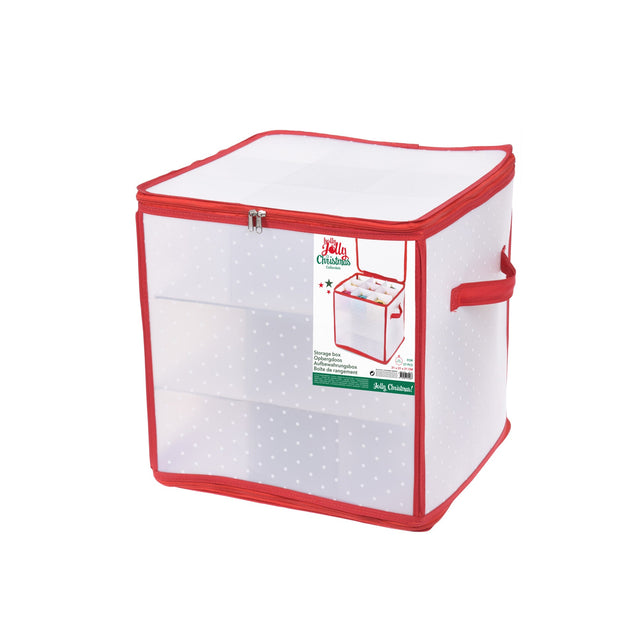 Storage Box Size 31X31X31Cm, Pv Material, Carton Dividers, Total 3 Layers, 27 Sections, Zip Cube.