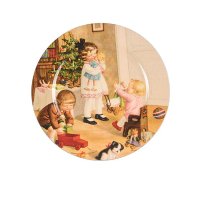 Plate Dia 33Cm With Kids Playing