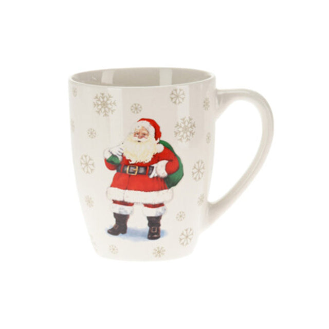 Mug Porcelain 340Ml - Santa With Bag