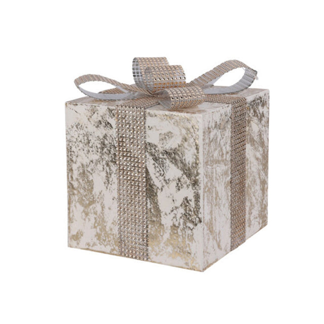 Gift Box, Polyfoam 18X18X23Cm, Gold