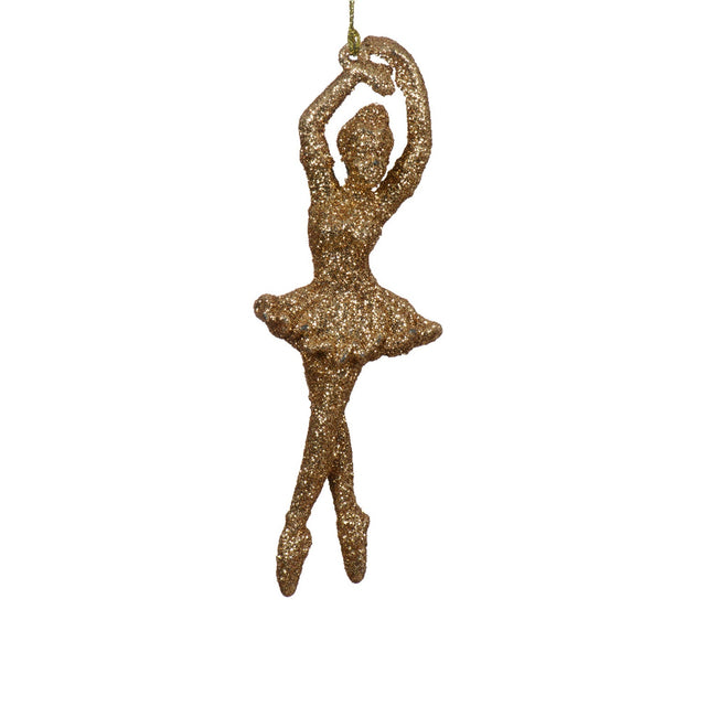 Glitter Ballerina 2X5X15Cm - D/Gold