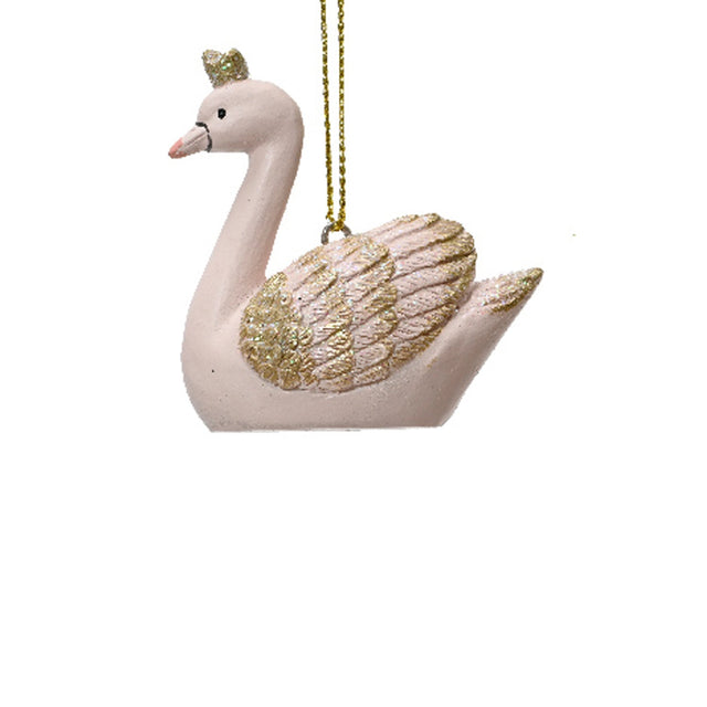 Swan With Crown 4.5X4X8.5Cm