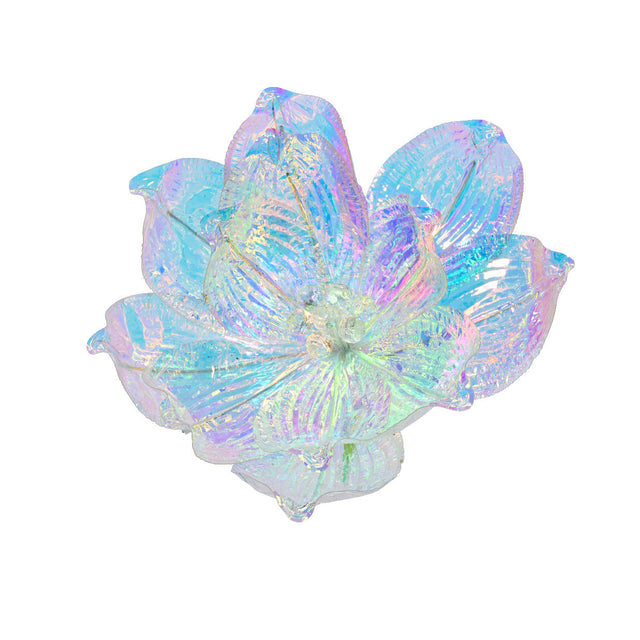 Magnolia On Clip 13X14Cm - Iredescent