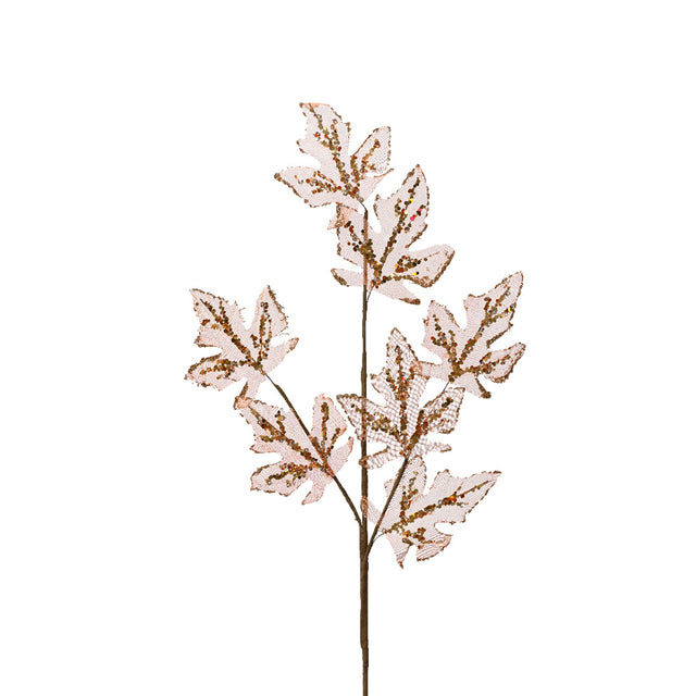 Spray Leaves 0.5X20X68Cm - Pink