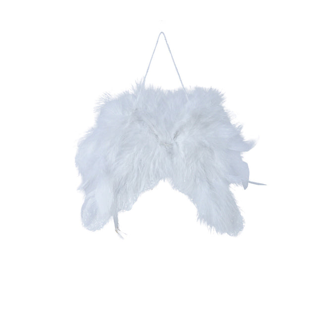 Feather Wings 15X13X0.5Cm - White