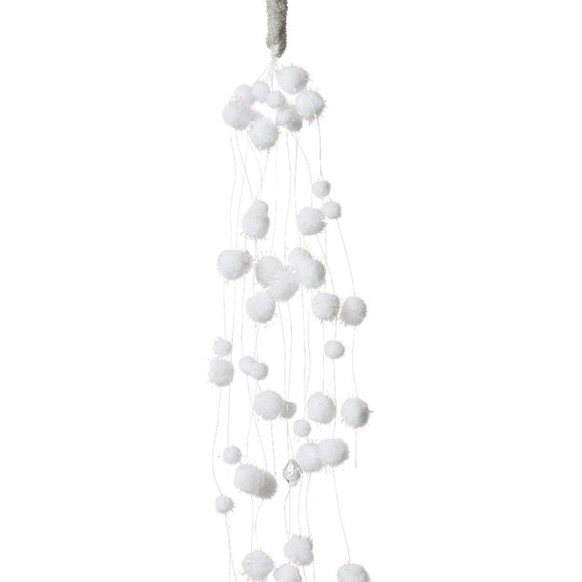 Polyester Snow Garland 3X78X3Cm
